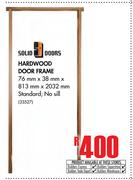 Solid Doors Hardwood Door Frame 76mm x 38mm x 813mm x 2032mm 