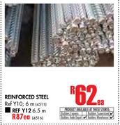 Reinforced Steel REF Y12 (6.5m)-Each