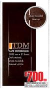 TDM Cape Dutch Door 2032mm x 813mm-Each