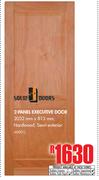 Solid Doors 2-Panel Executive Door 2032mm x 813mm