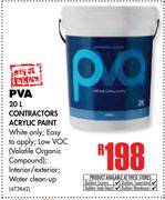 PVA Contractors Acrylic Paint-20Ltr