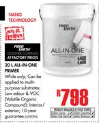 Fired Earth All-In-One Primer-20Ltr