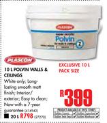 Plascon Polvin Walls & Ceilings-20Ltr