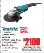 Makita 2200 Angle Grinder GA9020