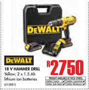 DeWalt 18V Hammer Drill 