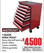 Mastercraft 7-Drawer Mobile Trolley