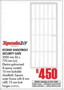 Xpanda Diy Econo Shootbolt Security Gate