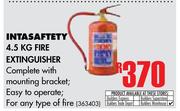 Intasafety 4.5Kg  Fire Extinguisher