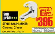 San Pride Style Basin Mixer