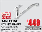 San Pride Style Kitchen Mixer