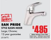 San Pride Style Basin Mixer
