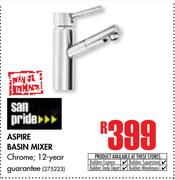 San Pride Aspire Basin Mixer