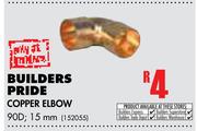 Builders Pride Copper Elbow90D, 15mm