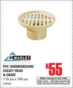 Marley PVC Underground Gulley Head & Grate (110cm x 190cm)