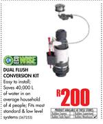 Dual Flush Conversion Kit