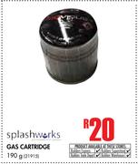 Splash Works Gas Cartridge 190g