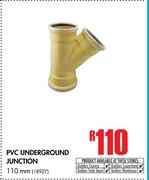 PVC Underground Junction 110mm