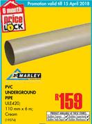 Marley PVC Underground Pipe ULE420
