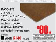 Masonite 3.2mm x 1220mm 2440mm-Each