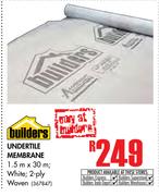 Builders Undertile Membrane 1.5mm x 30m