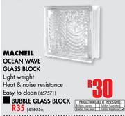 Macneil Bubble Glass Block