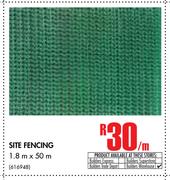 Site Fencing (1.8m x 50m)- Per m