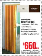 Suburban Folding Door 2040mm x 813mm-Each