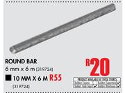 Round Bar (10mm x 6m)