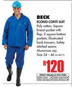 Beck Econo Conti Suit