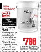 Fired Earth All-In-One Primer-20Ltr