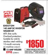 Disston 140Amp DC Inverter Welder Kit