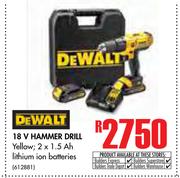 DeWalt 18V Hammer Drill
