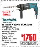 Makita 22MM 710W Rotary Hammer Drill M8700B