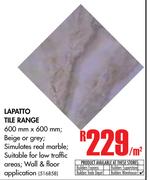 Lapatto Tile Range-Per Sqm