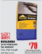 Builders 20Kg Porcelain Tile Adhesive