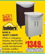 Builders Basin & Vanity Cabinet-Each