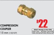 Compression Coupler 15mm
