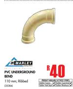 Marley PVC Underground Bend Ribbed-110mm