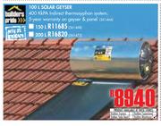 Builders Pride 100Ltr Solar Geyser