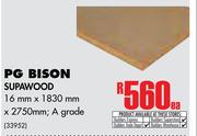 PG Bison Supawood A Grade-16mm x 1830mm x 2750mm Each