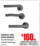 Stainless Steel Door Handles-Each