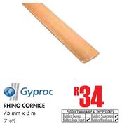 Gyproc Rhino Cornice-75mm x 3m Each