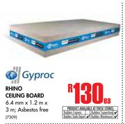 Gyproc Rhino Ceiling Board-6.4mm x 1.2m x 3m Each