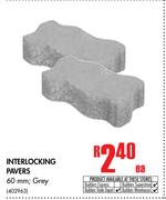 Interlocking Pavers Grey-60mm Each