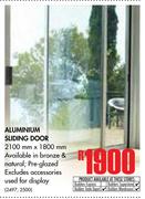 Aluminium Sliding Door-2100mm x 1800mm
