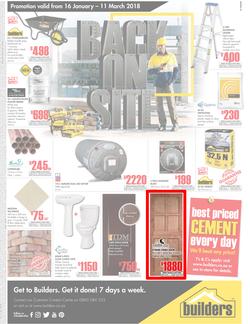 Builders George & PE : Back On Site (16 Jan - 11 March 2018), page 1