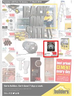 Builders George & PE : Back On Site (16 Jan - 11 March 2018), page 1