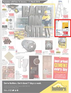 Builders George & PE : Back On Site (16 Jan - 11 March 2018), page 1