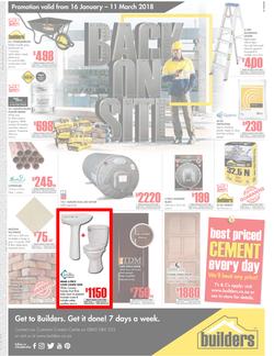 Builders George & PE : Back On Site (16 Jan - 11 March 2018), page 1