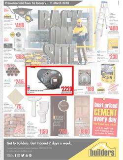 Builders George & PE : Back On Site (16 Jan - 11 March 2018), page 1